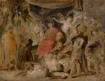 The Triumph of Rome: The Youthful Emperor Constantine Honouring Rome, c.1622-23 by Peter Paul Rubens